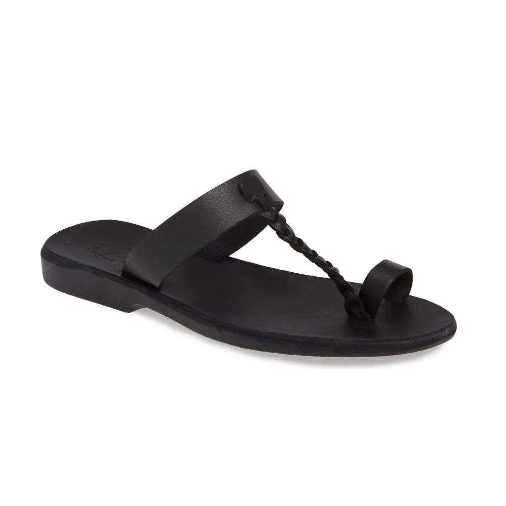 Ara -  Braided Leather Sandal | Black