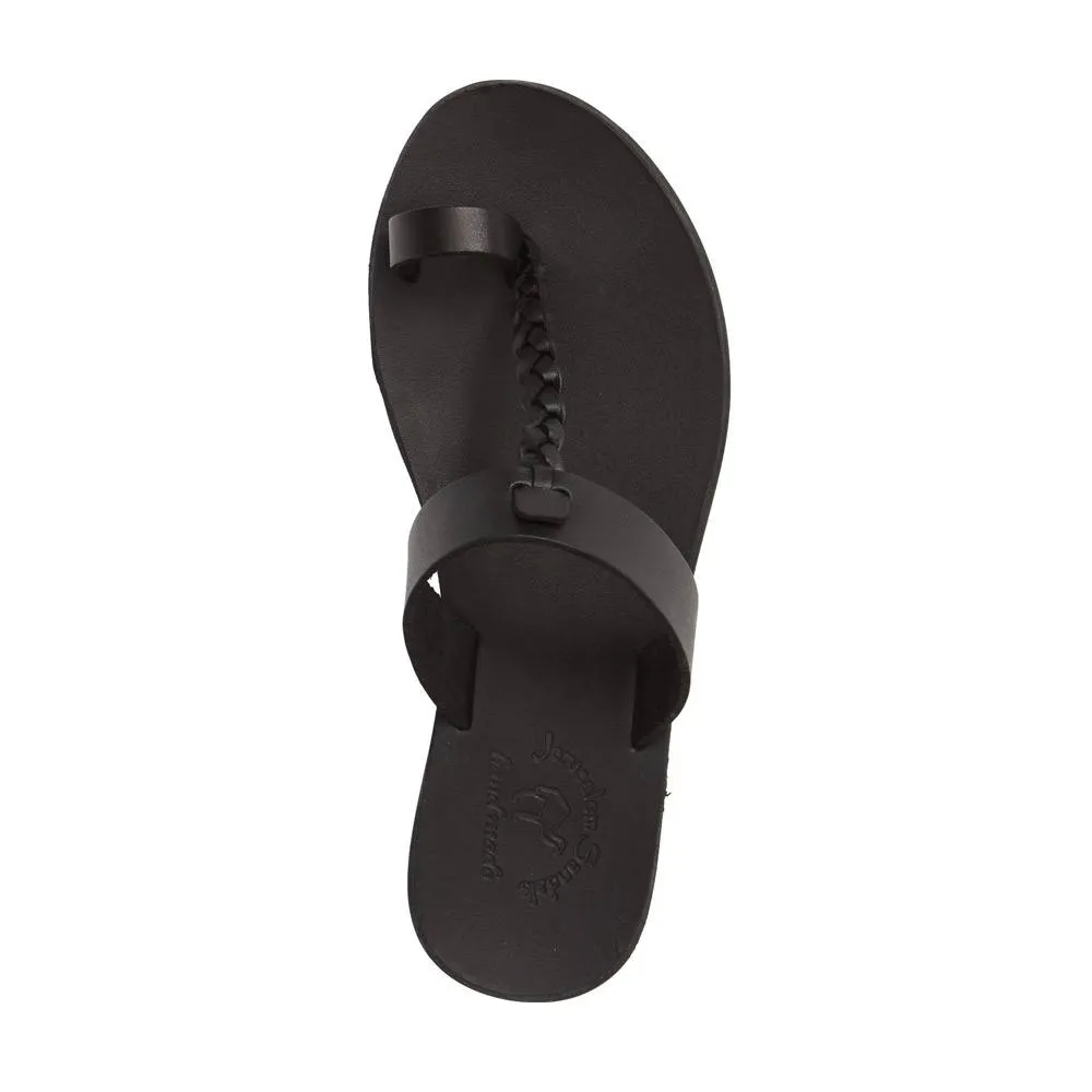 Ara -  Braided Leather Sandal | Black