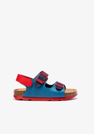 Boy's Blue Multicolour Bio Sandals
