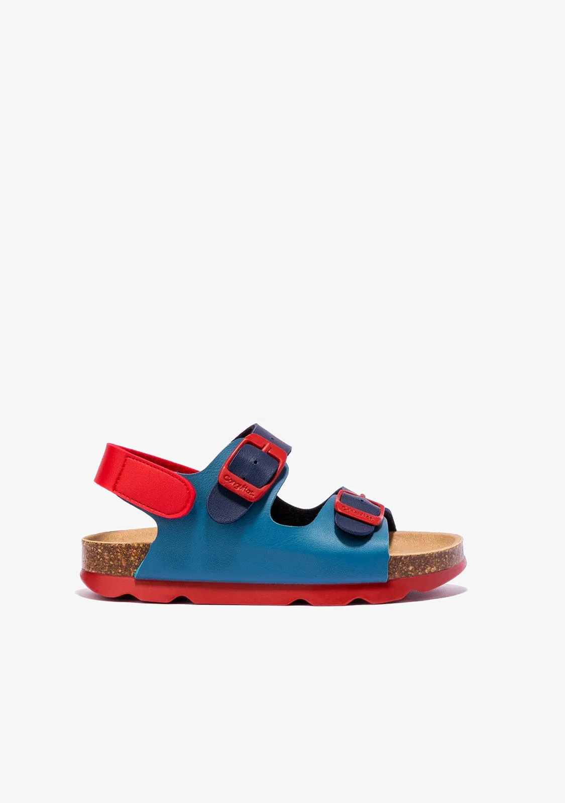 Boy's Blue Multicolour Bio Sandals