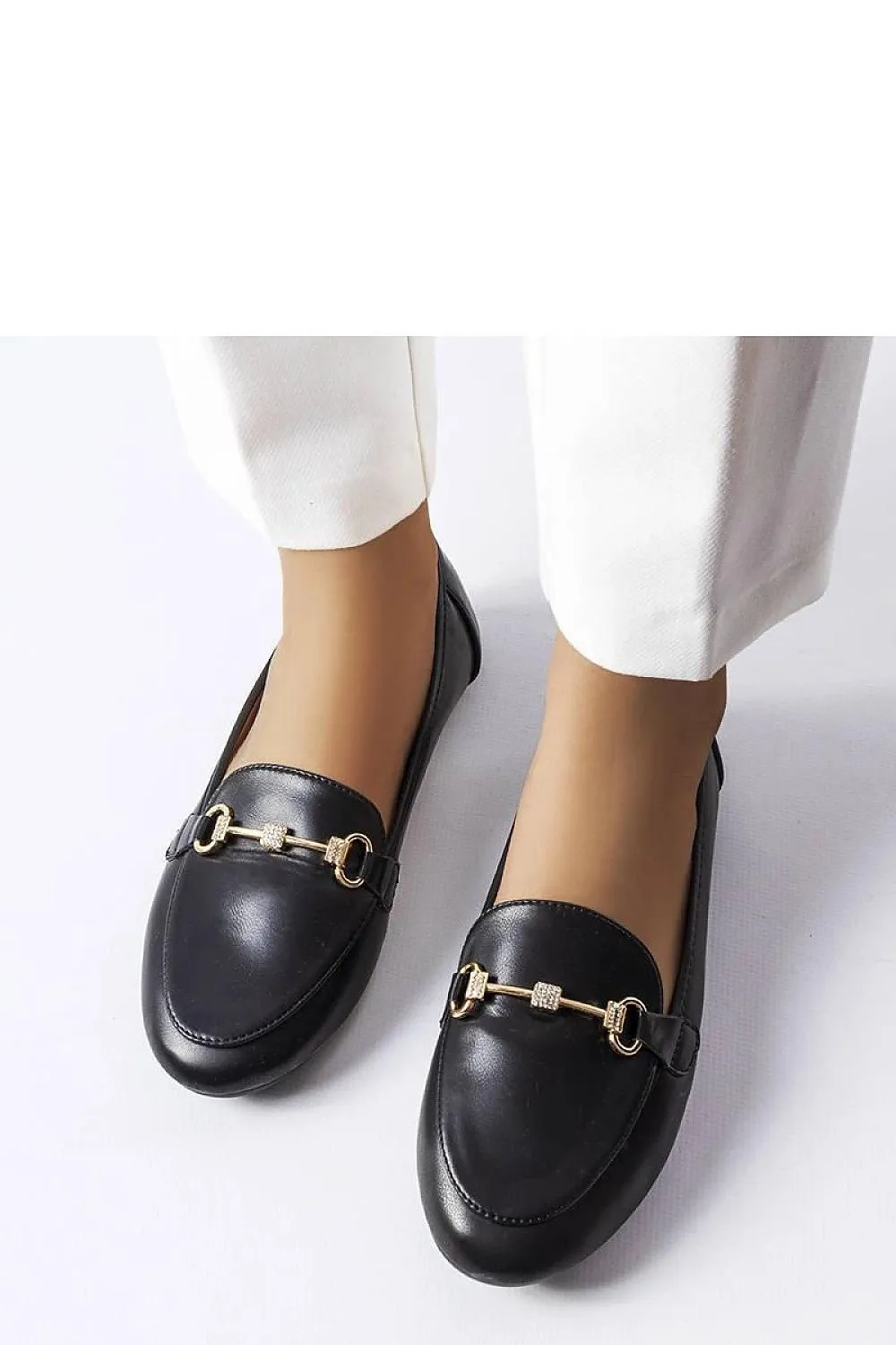 Brown decorative moccasins