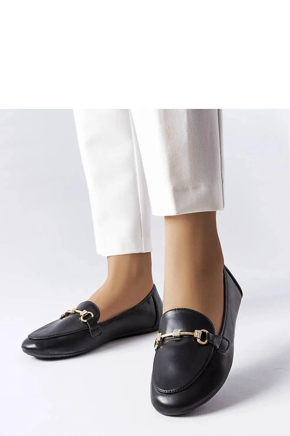 Brown decorative moccasins