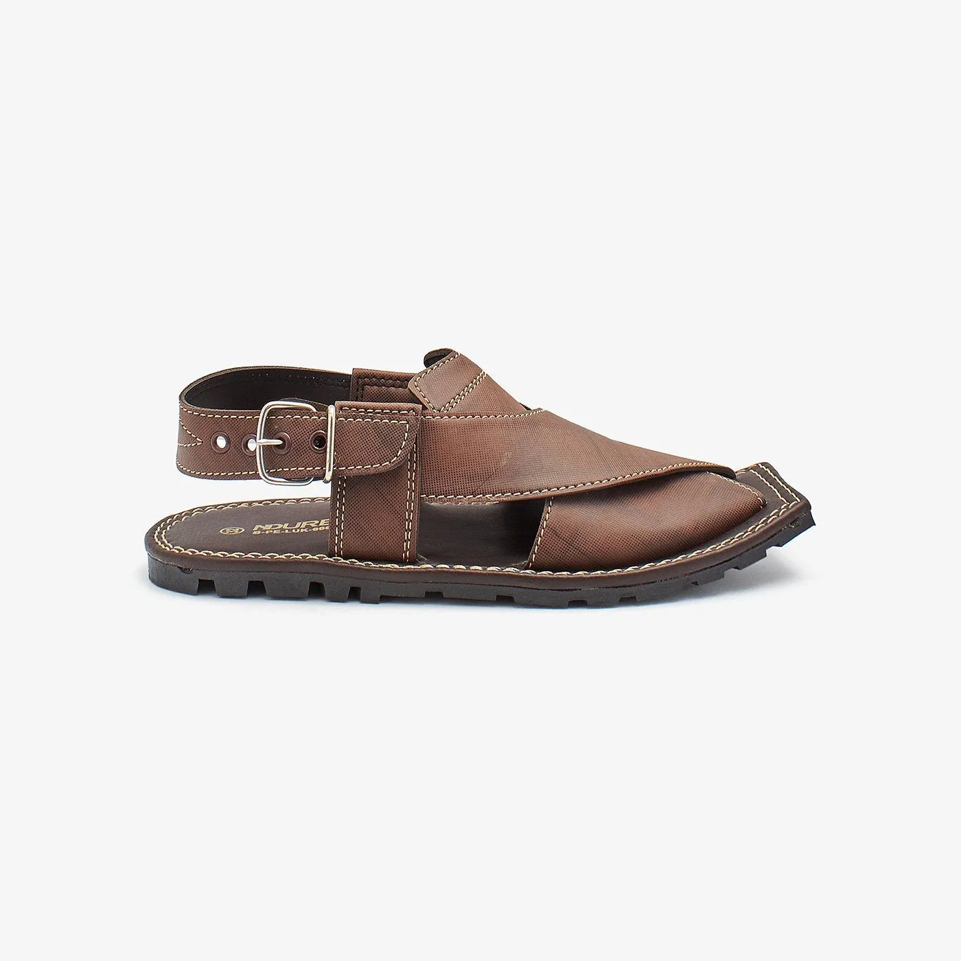 Buckled Peshawari Sandals for Boys