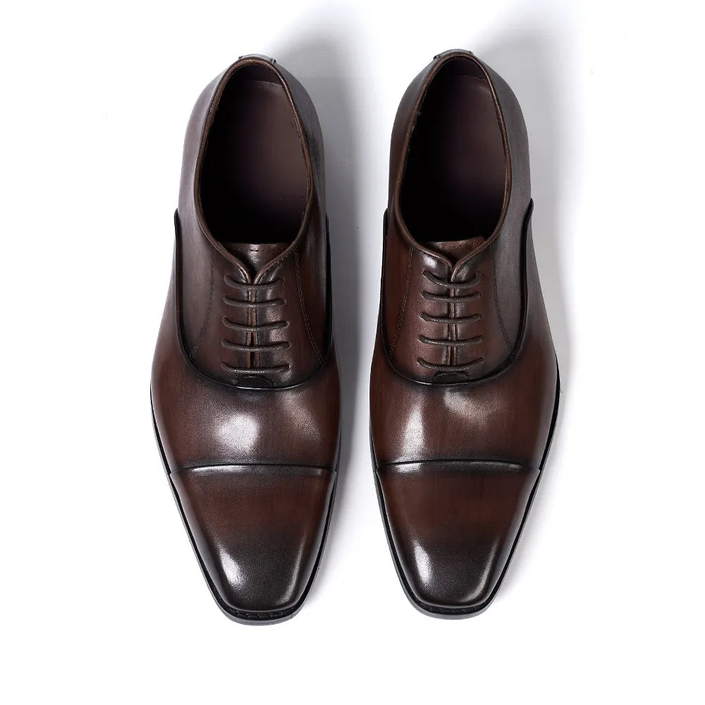 Business Dress Oxford Shoes Men's British Classic Leather Shoes