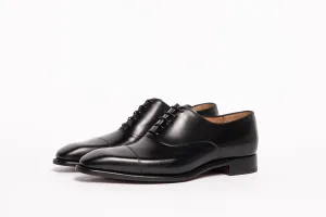 Carlos Santos 8627 Cap-Toe Oxford In Black Calf