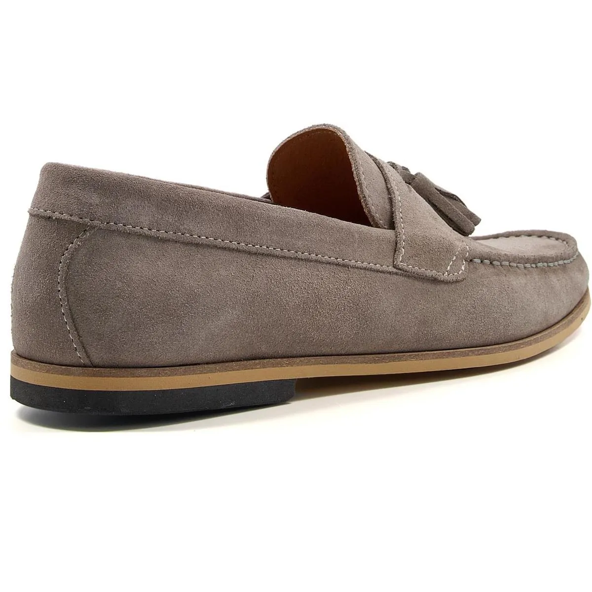 Dune Bart Slip On Shoe Grey