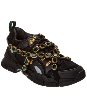 Gucci Flashtrek Leather & Mesh Sneaker