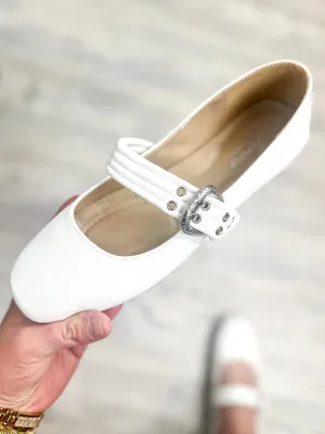 Helena Flats - White