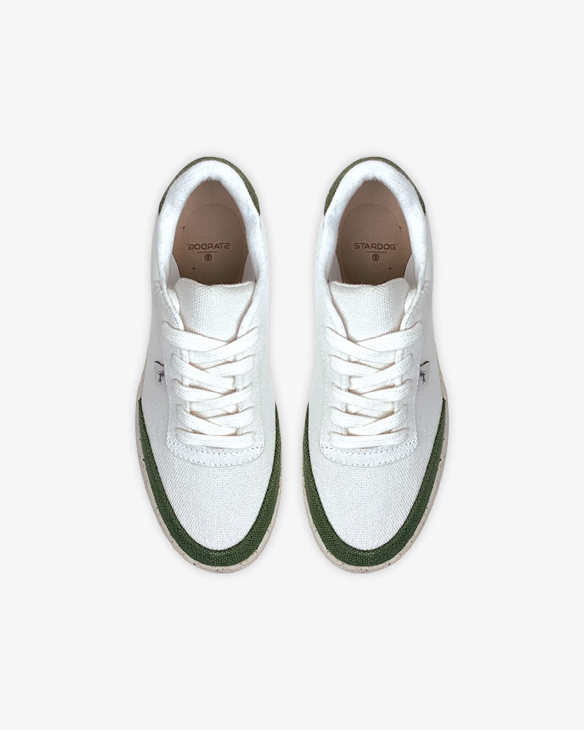 HEMP WOMEN'S ENERGY SNEAKERS - BLANCO Y VERDE (MUJER)