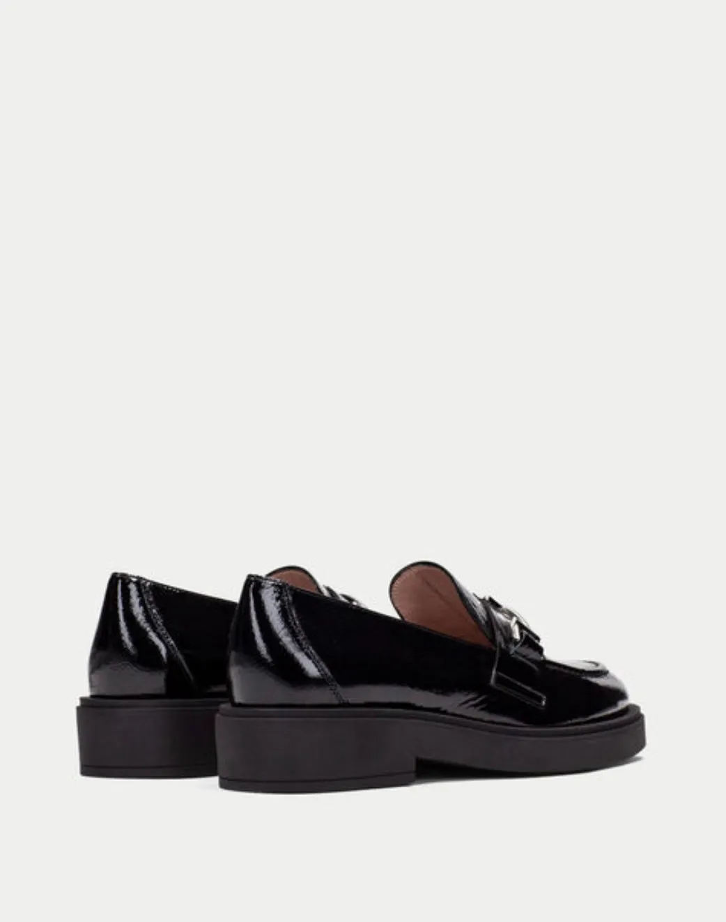 Hispanitas Black patent loafer