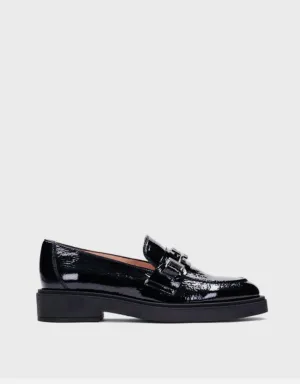 Hispanitas Black patent loafer