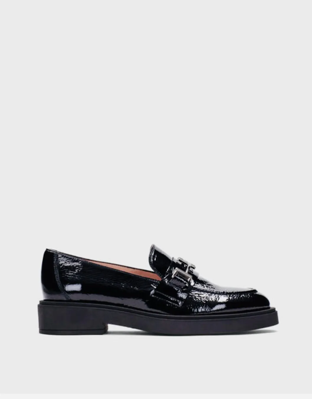 Hispanitas Black patent loafer