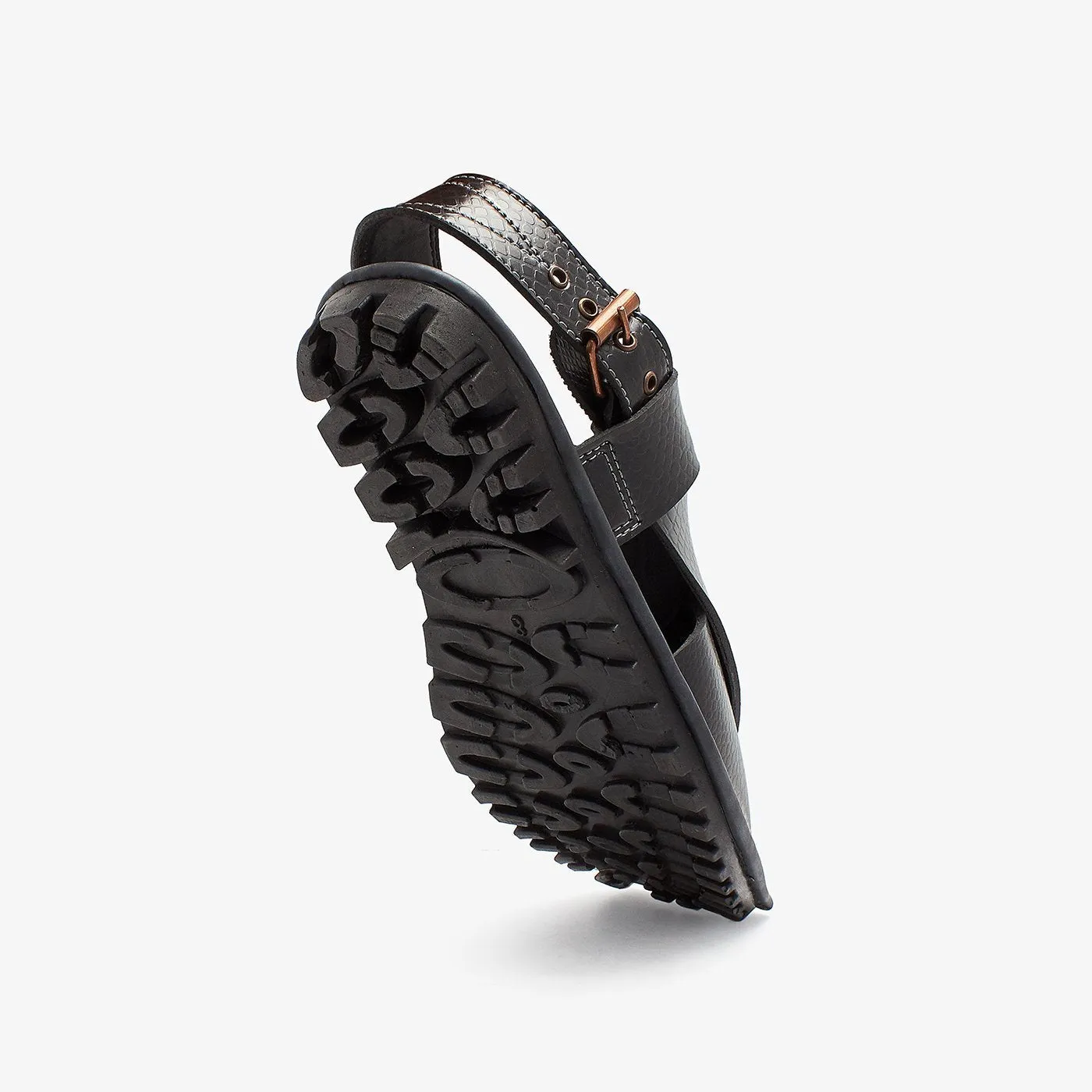 Men's Textured Peshawari Sandals