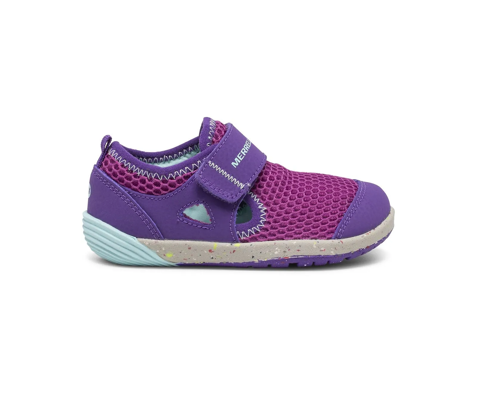 Merrell Bare Steps H2O | Purple/Turquoise Toddler and Kids Water Shoes