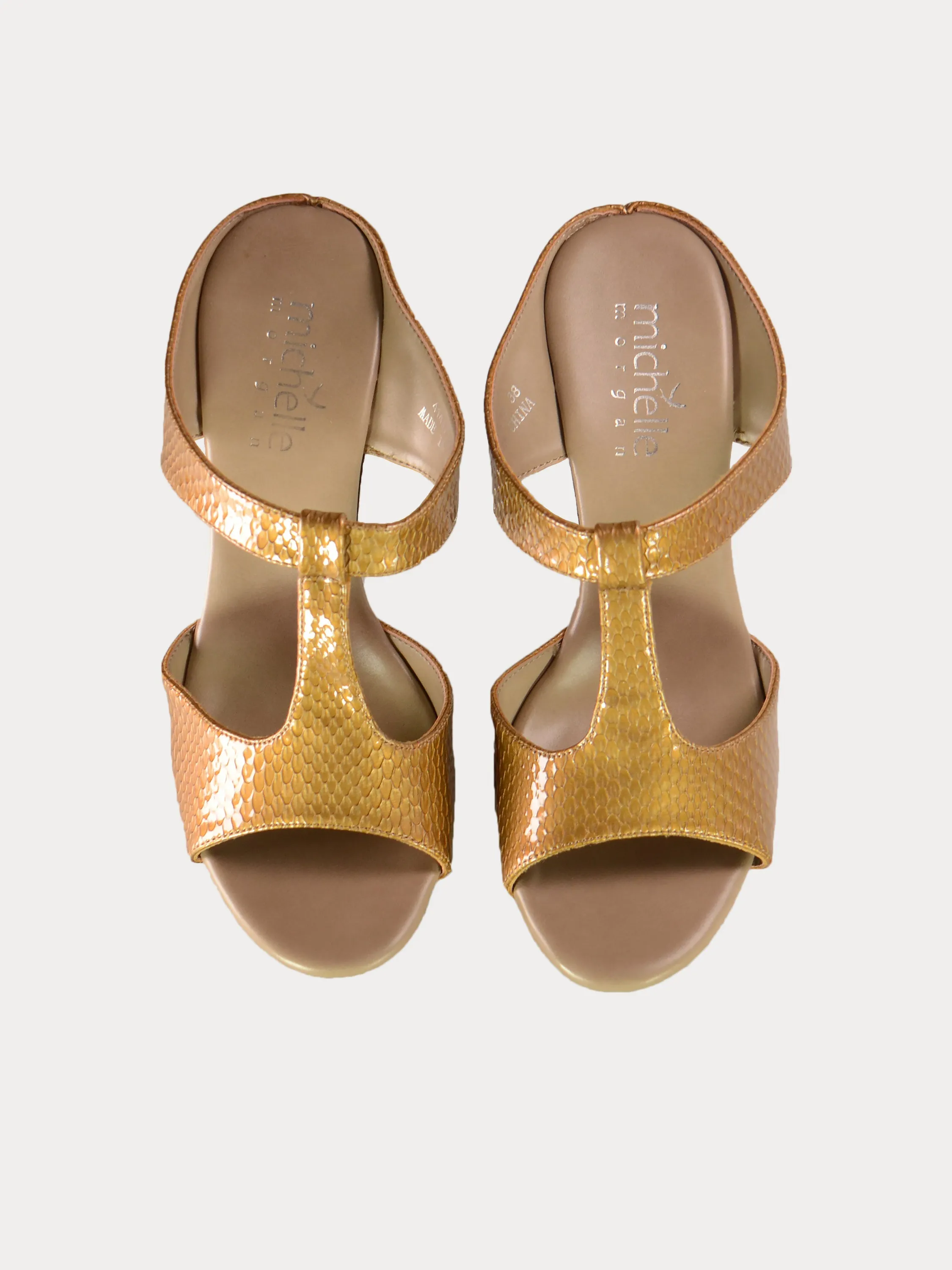 Michelle Morgan 414A7215 Imperial Heeled Sandals