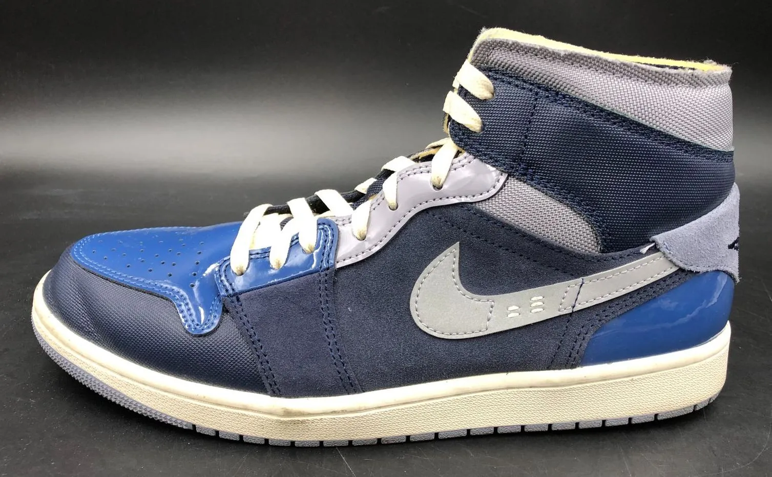 Nike Jordan 1 Mid SE Craft 'Obsidian' Men's Blue/Grey Sneakers - Size 11 ( COA)