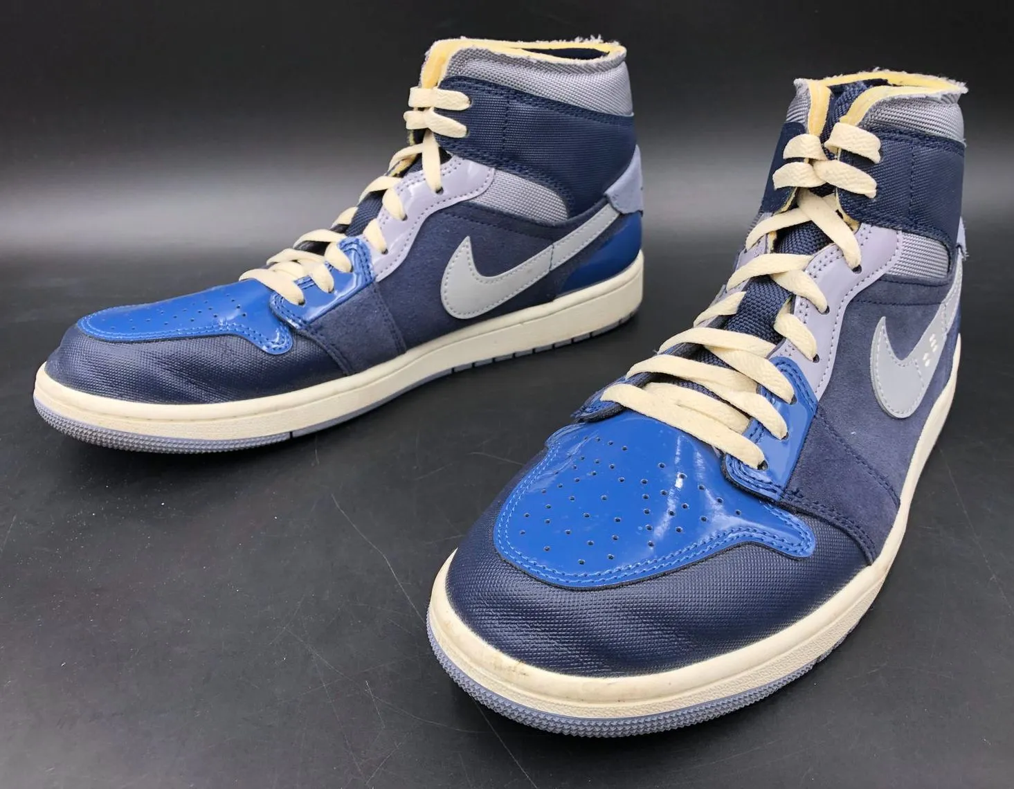 Nike Jordan 1 Mid SE Craft 'Obsidian' Men's Blue/Grey Sneakers - Size 11 ( COA)