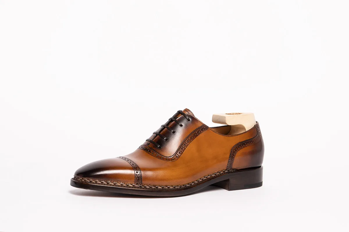 Paolo Scafora Art. 770 Norwegian Adelaide Oxford In Antiqued Ravello