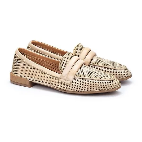 Pikolinos cream leather moccasin