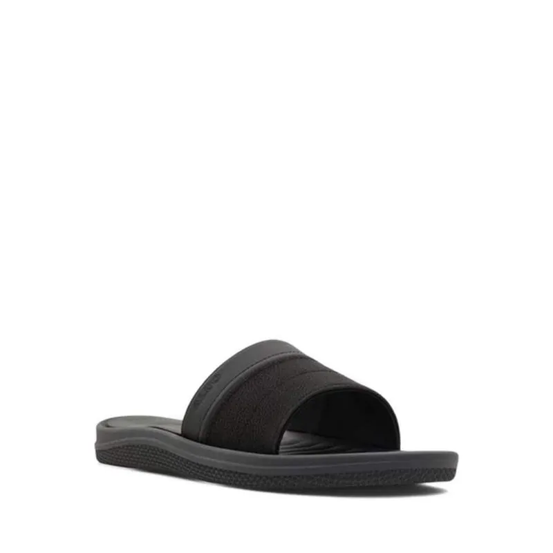Plantago Flat Sandals - Black
