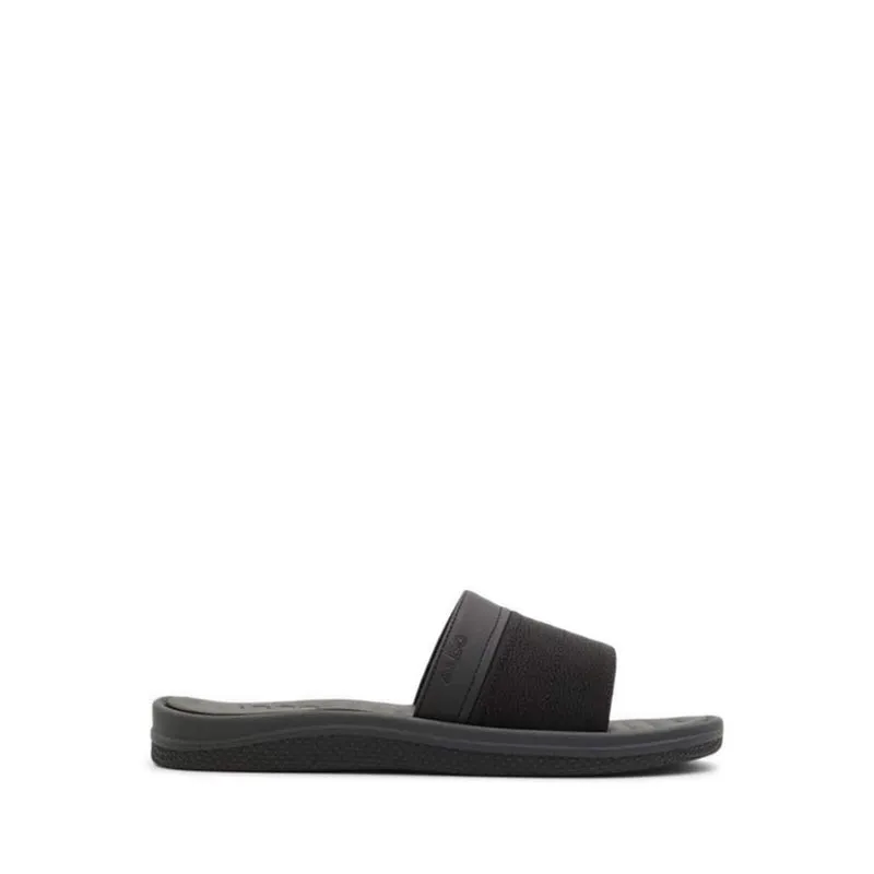 Plantago Flat Sandals - Black