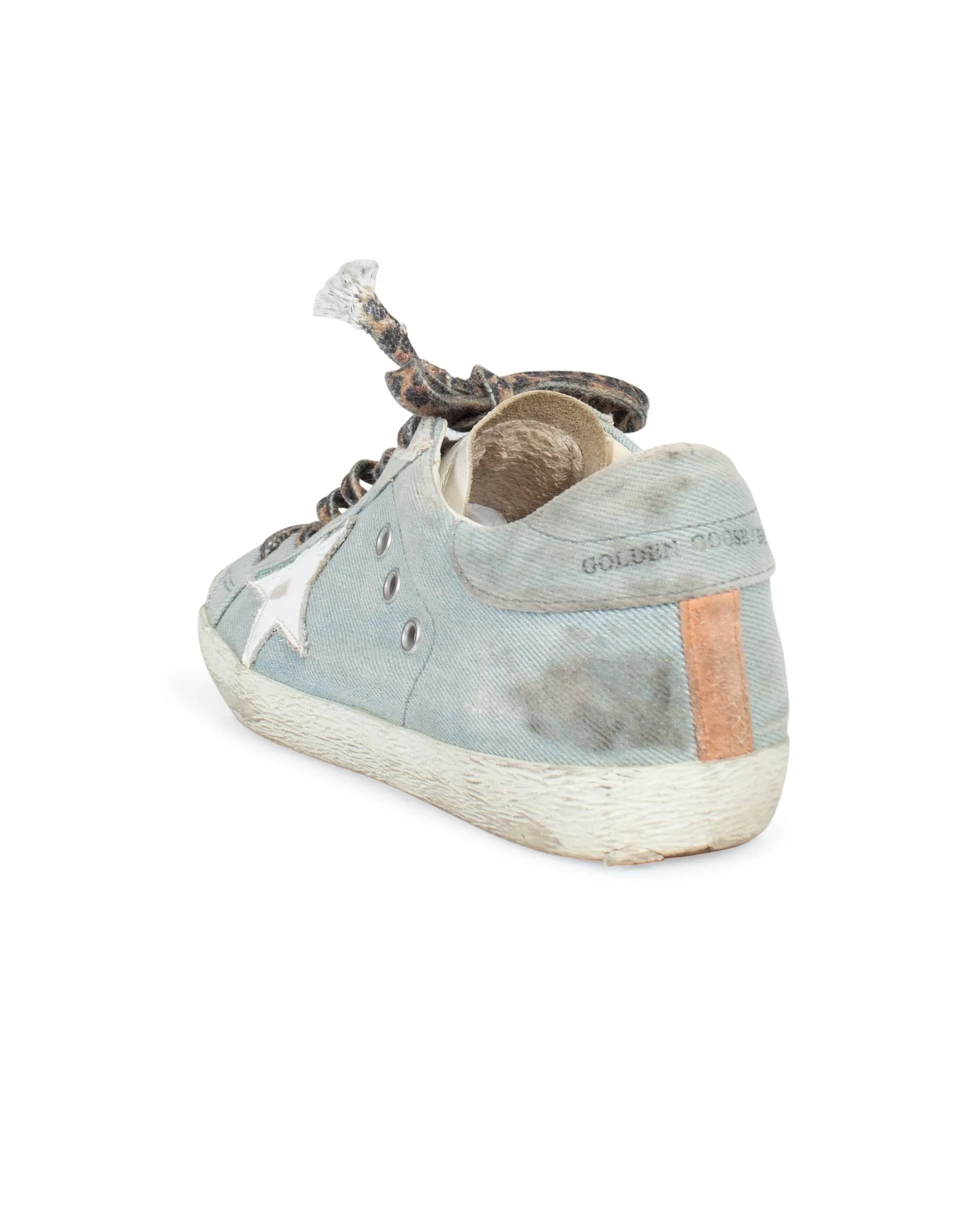 "Super-Star" Denim Low Top Sneakers