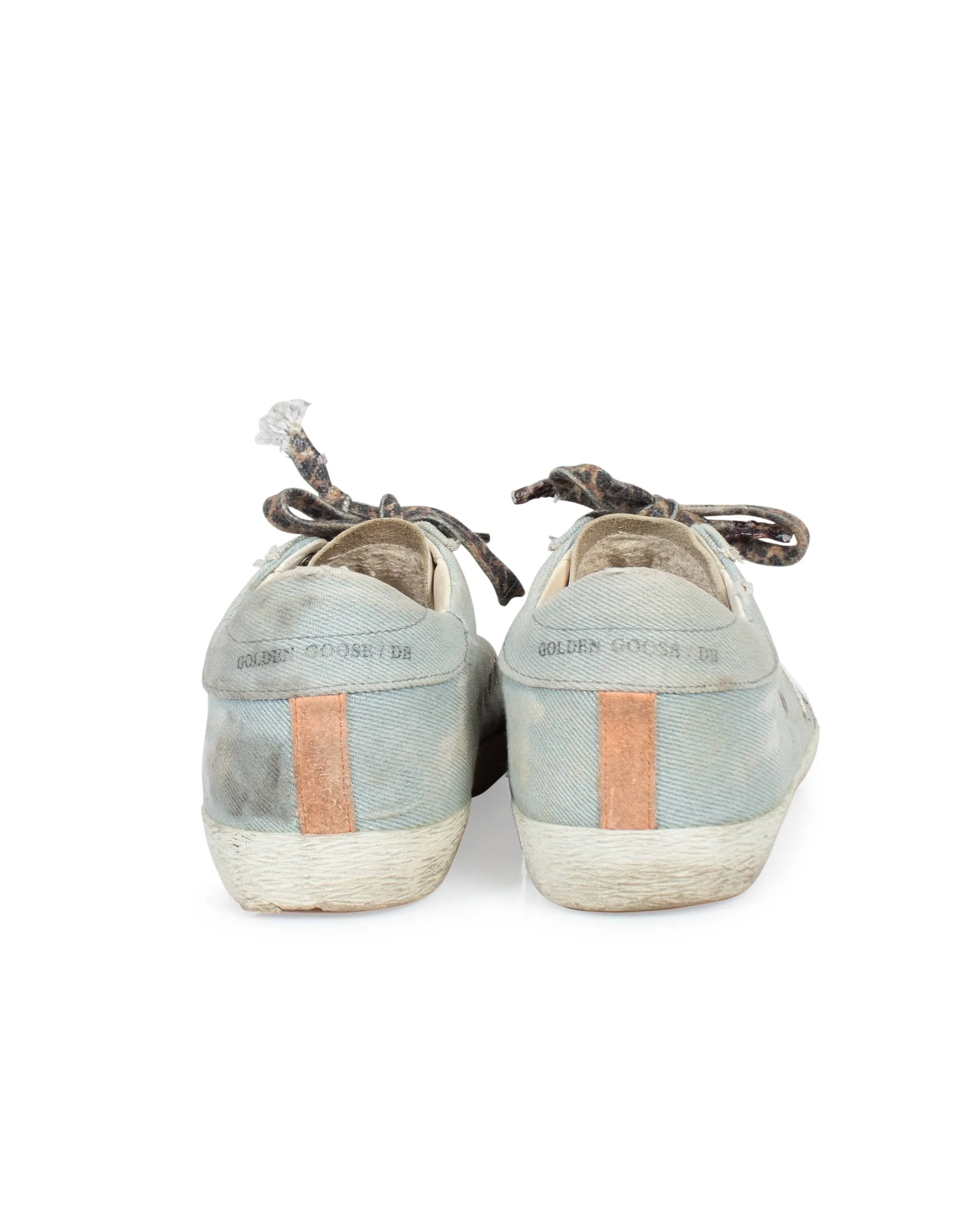 "Super-Star" Denim Low Top Sneakers