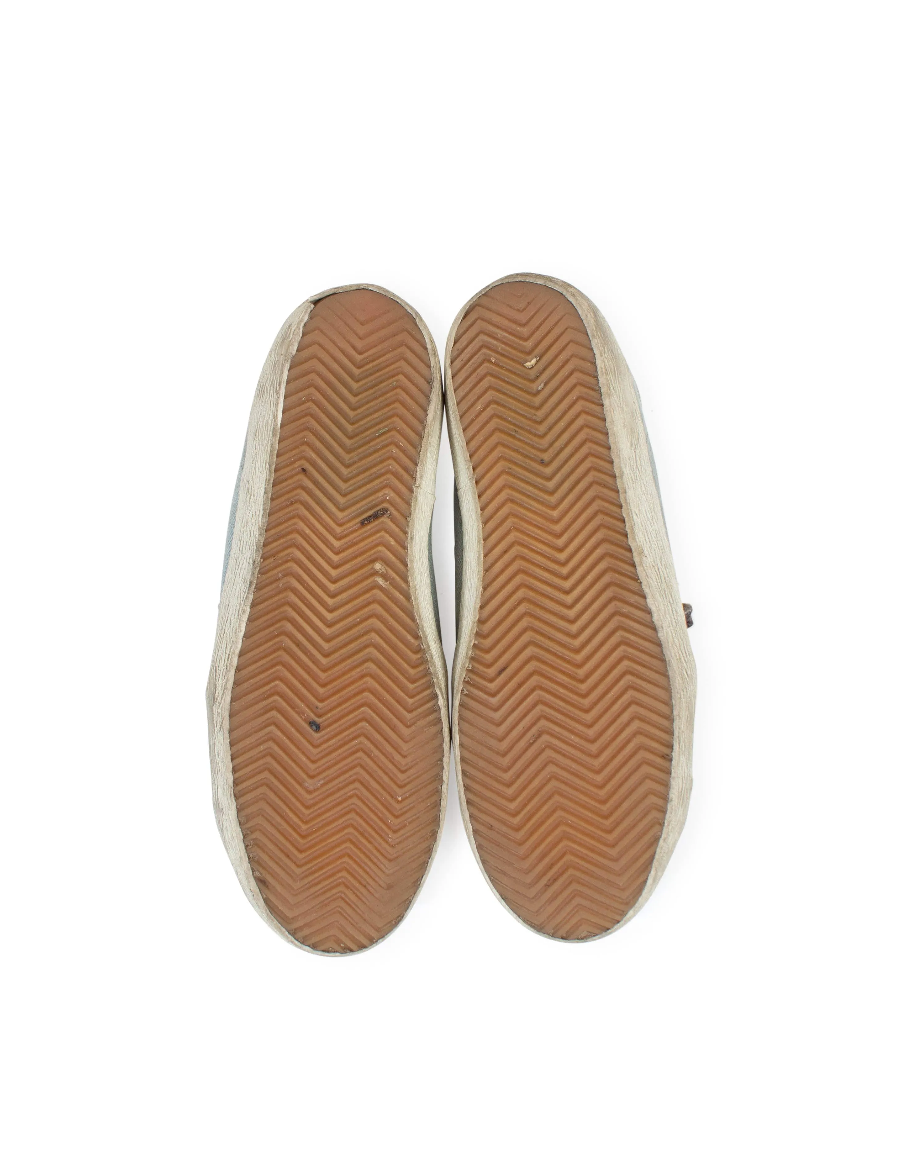"Super-Star" Denim Low Top Sneakers