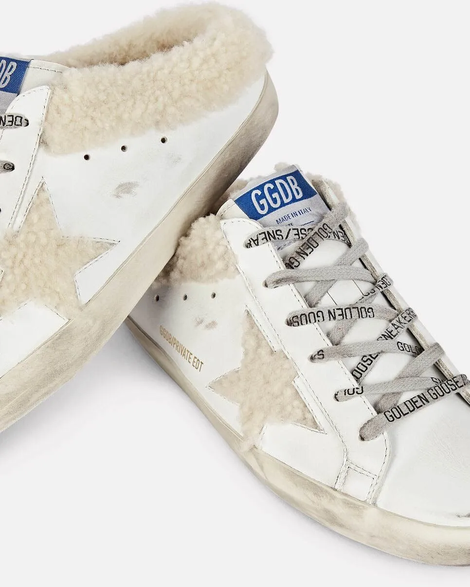 "Superstar Sabot Shearling Sneakers"