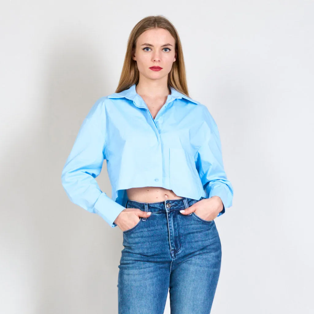 Short shirt with pocket tex oxfords wholesale