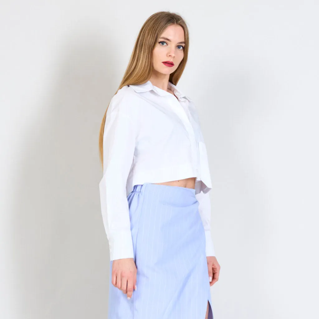 Short shirt with pocket tex oxfords wholesale