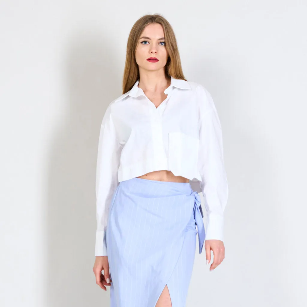 Short shirt with pocket tex oxfords wholesale