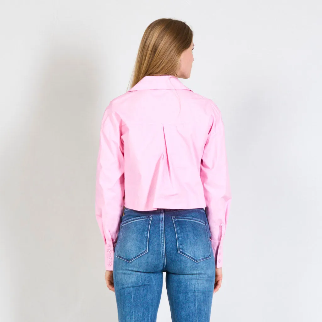 Short shirt with pocket tex oxfords wholesale