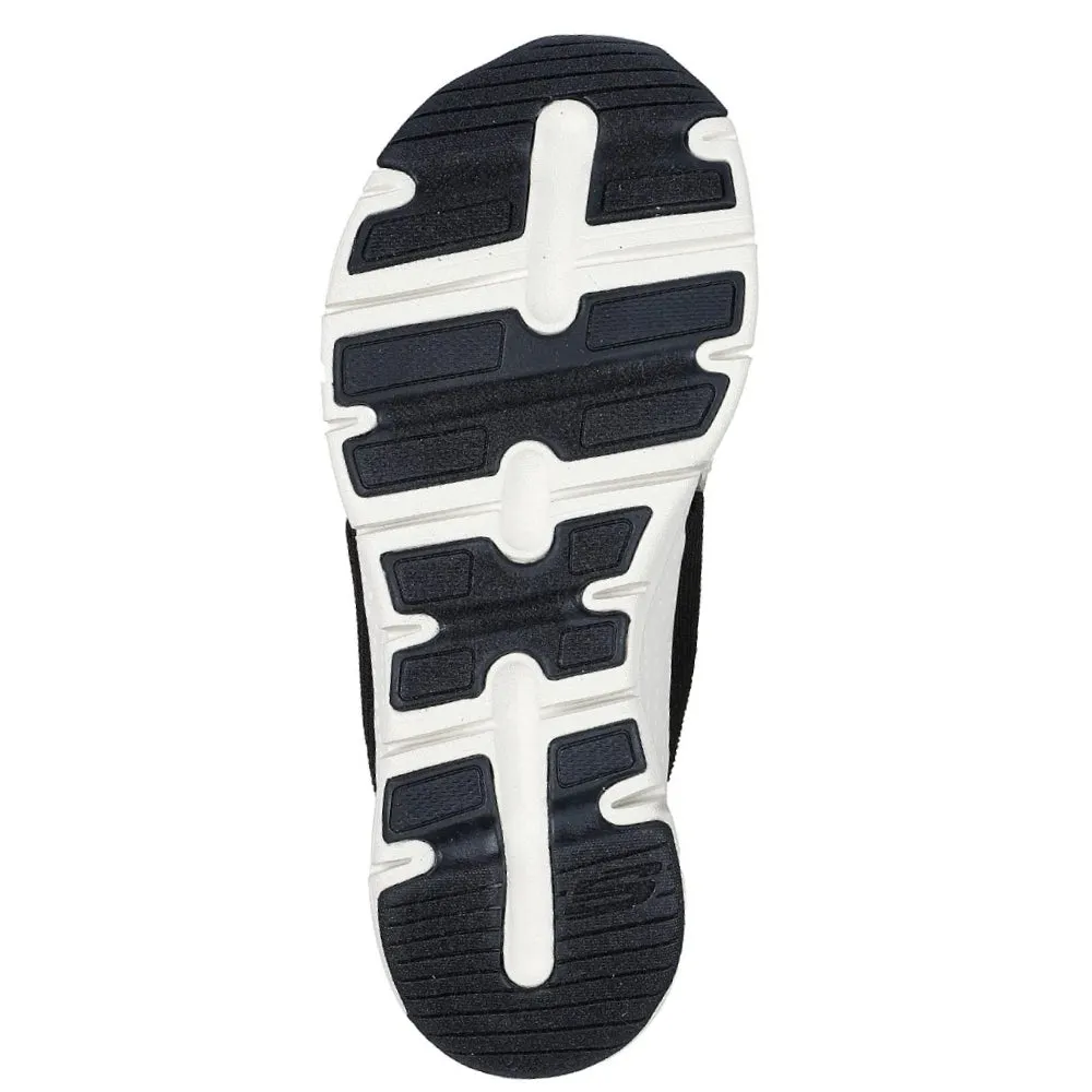 SKECHERS Women's Arch Fit Easy Day Sandal (Black)