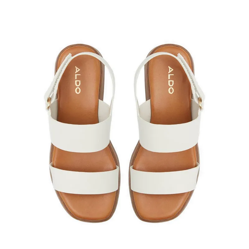 Thilda Wedge Sandals - White