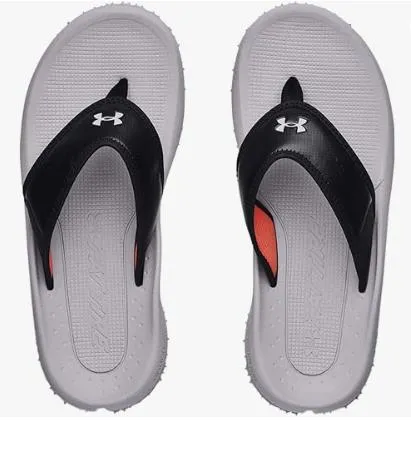 Under Armour Men's UA Fat Tire T Sandals Mod Gray Black US 7-14