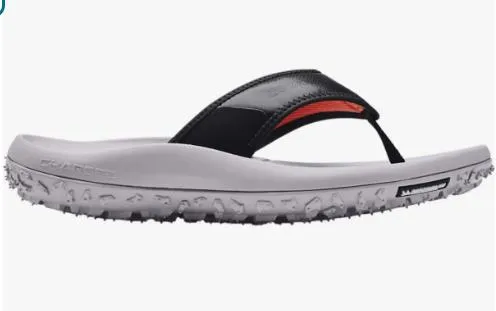 Under Armour Men's UA Fat Tire T Sandals Mod Gray Black US 7-14