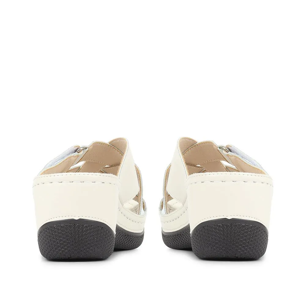 Wedge Mule Sandals - WLIG35007 / 321 628