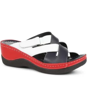 Wedge Mule Sandals - WLIG35007 / 321 628