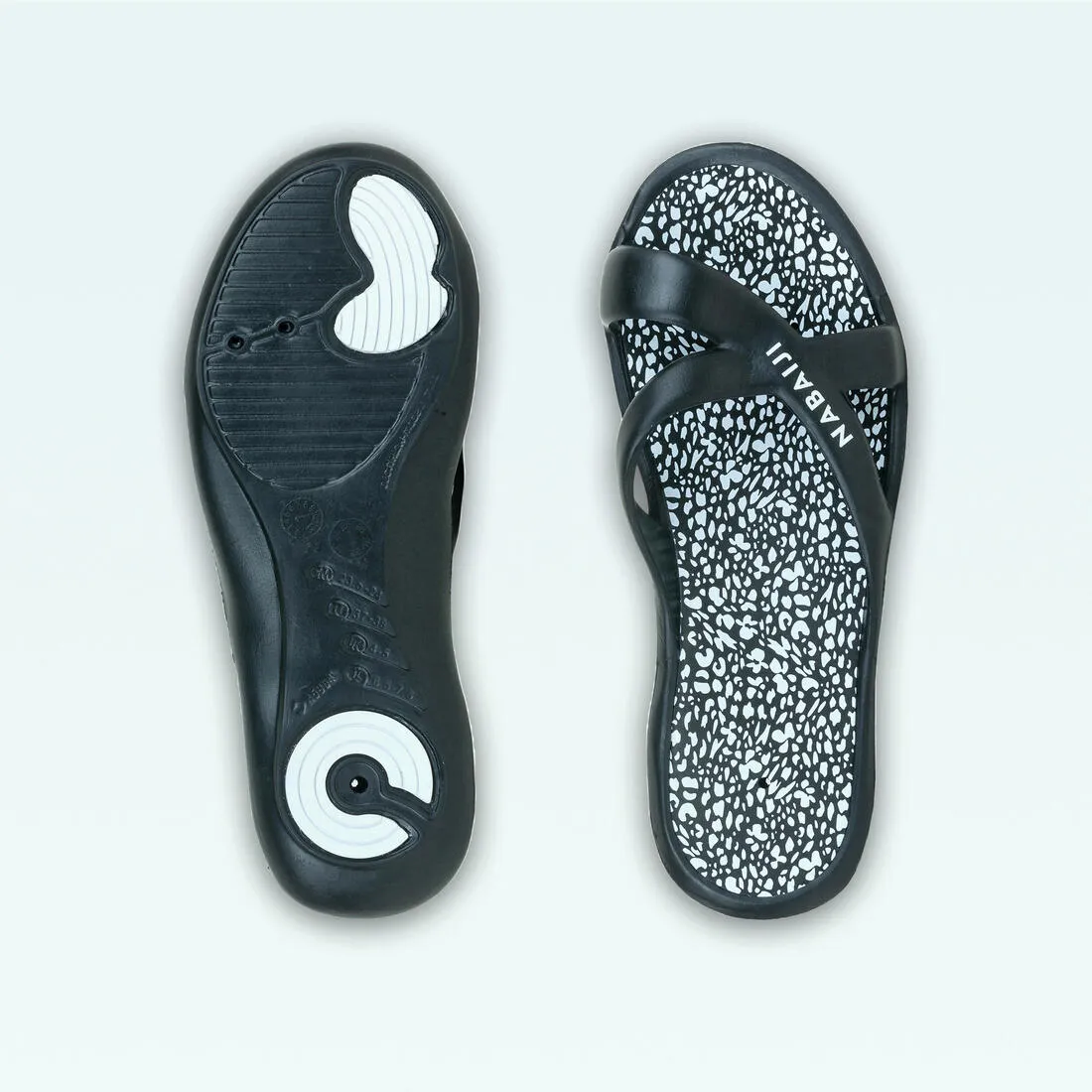 Women's pool sandals - Slap 500 print - Lay