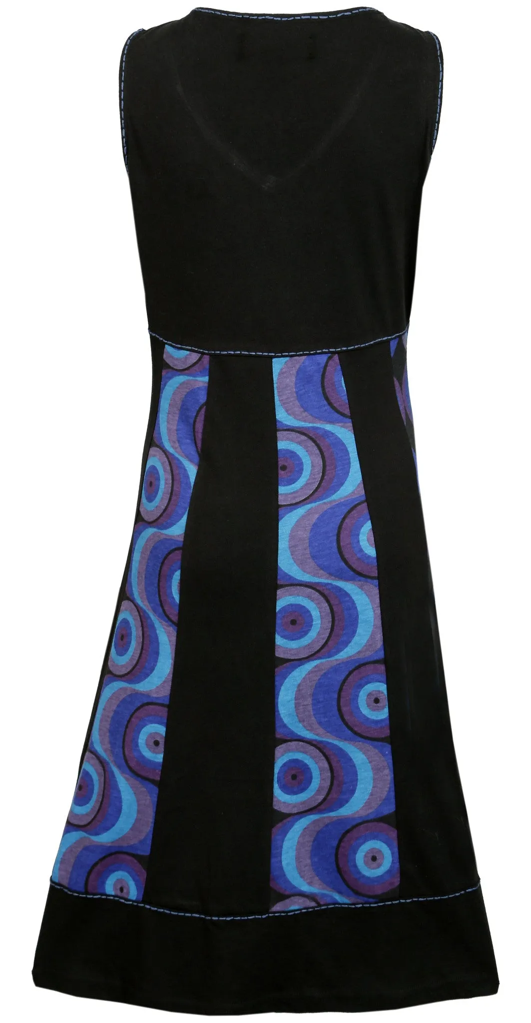 womens-summer-sleeveless-v-neck-dress-with-bubble-print-and-embroidery